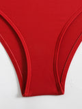 2026 Strappy Tankini Set Two Pieces Swimsuit Women Striped Swimwear Female Bathers Bathing Swimming Swim Suit Beachwear XXL