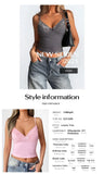Phantasy Women Y2K Black Camisole Sexy Spicy Girl Style Solid Color Suspender Lace Vest Retro Women's Tanks 2026 Summer Outfit
