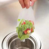 100/500pcs Disposable Sink Filter Mesh Bags Kitchen Sink Strainer Drain Hole Anti-blocking Garbage Bag Cleaning Strainers Net