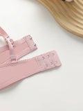 New Hot Selling Solid Color Daily 2-piece Set with Steel Rim push up Bra for Women Underwear Set J2611