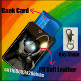 P-Pressure Sebastian Solace For ID Clips Credit Bank Bag Bus Meal Card Holder Cover Pocket Ornament Keychain