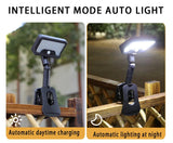 Clip-on Solar Outdoor Lights 92 LED Solar Motion Sensor Light 4 Lighting Modes Waterproof LED Street Light for Yard Garden Fence