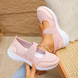 Pink Slip On Breathable Flats Women 2026 Plus Size 43 Soft Sole Platform Sneakers Woman Comfortable Non Slip Casual Shoes Female