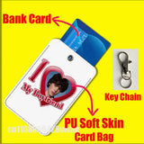 J-Jack Champion American Actor For ID Clips Credit Bank Bag Bus Meal Card Holder Cover Pocket Decoration Keychain