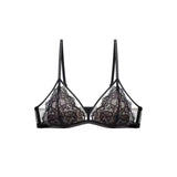 Sexy Red Lingerie for Women - MOYISU Spring Triangle Cup Bra Set, Thin Tight-Fit Bralette with French Lace (CA Sizing 4 Colors)