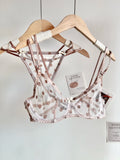 French Style Lace Underwear Set | Sexy Dotted Mesh Bra & Thong for Large Bust, Ultra Thin Slimming Anti Sag Lingerie MOYISU S-XL