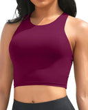 2026 Sporty Swim Vest Swimsuit Only Tops Padded Swimwear Women Solid Bathers Bathing Swimming Suit Female