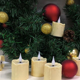 Rechargeable LED Candles Waterproof Flameless Candle with Remote Timer for Home Decor Holiday Wedding Day Tea Candle  Light