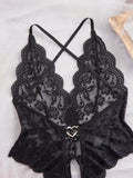 Women's Lace Bodysuit Comfortable Soft Stretch Fashion Casual One Piece Underwear Sleepwear
