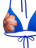 With Mesh Skirt Floral Halter String Bikini Women Swimwear Female Swimsuit Three-pieces Bikini Set Bathing Suit Swim Beachwear