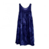Mini Dress Floral Printed Lace Stitching O-Neck Sleeveless Women Summer Loose Tank Dress