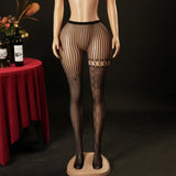 Leggings Lace Fishnet Stockings High Socks Sexy One-piece Pantyhose Striped Jacquard Tight-Fitting Solid Color Pantyhose YMWS