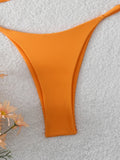 Halter Bikinis 2026 Women String Thong Swimwear Female Sexy Swimsuit Solid Bathers Bathing Swimming Swim Suit Beachwear
