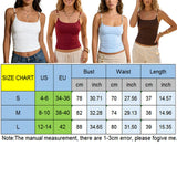 Women Summer Slim Fit Camisoles Beaded Spaghetti Strap Stylish Solid Color Tank Tops Beach Vacations