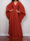 Greek Goddess Long Dress Batwing Sleeve Tunic Beach Cover Up Cover-ups Beach Dress Beach Wear Beachwear Kaftan Maxi Dress V4427