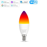 Ewelink E14 Smart Wifi Led Light Bulb Zigbee RGBCW Led Lamp Works With Alexa Amazon Google Home Yandex Alice Smartthings