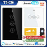 TNCE Tuya Dimmer wifi rf433 EU/US, Neutral wire Light Wall Switch remote Controllor, Smart Life APP, Voice for Google Home Alexa