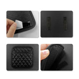 1Pc Car Adhesive Organizers Pocket Bags PU Leather Car Storage Box Collecting Bag For Cards Phone Key Car Interior Universal