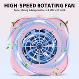 Nail Vacuum Cleaner, Infinitely Adjustable, High Suction Power, Equipped with 10 Filter Cotton, Nail Dust Collector Tool