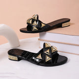 Women Shoes Ladies Flip Flops Designer Outside Female Slippers Summer New Luxury Sandals Fashion Walking Open Toe Slides