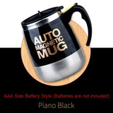 New Self Stirring Coffee Mug USB Rechargeable Stainless Steel Auto Mixing Blender Cup for Home Office Christmas Birthday Gift