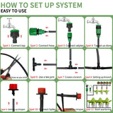 Micro Drip Irrigation System Portable Automatic Watering Kit