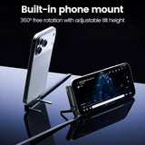 2 in 1 PD240W/65W Type C To Type C Fast Charging Foldable Bracket Cable USB C To USB C Built-in Desktop Holder Wire For iPhone17