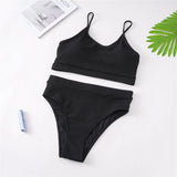 0XL - 4XL 7 Colors Bikini Plus Size Large Size Swimwear Women Swimsuit Female Two-Pieces Bikini Set Bather Bathing Suit V3774B