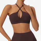 New Summer Sexy Sports Bra Workout Brasier Running Breathable Fitness Underwear Female Quick-Dry Yoga Clothes Gym Top Woman