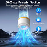 Mini Vacuum Air Pump USB Rechargeable Automatic Vacuum Compression Machine for Food Preservation Storage Bag Electric Air Pump