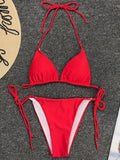 Sexy Neon Extreme Mini Micro String Bikini 2025 Women Swimsuit Female Swimwear Two-Piece Bikini Set Bathing Suit Swim Beach Wear
