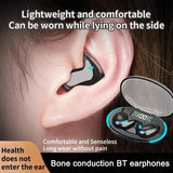 Mini Invisible Sleep Wireless Earphone Bluetooth 5.0 Hidden Earbuds IPX5 Waterproof Noise Cancelling Touch Control Headphone X55