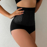 Seamless High Waist Body Shaping Panties for Women Abdomen Control Magnetic Therapy Warm Uterus Slimming Underwear Shaper Briefs