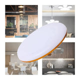 LED Bulb 220V E27 Base Household Energy Saving Lamp 15W Indoor Lighting Flying Saucer Light 6500k Ceiling Lamp Garage UFO Lamp