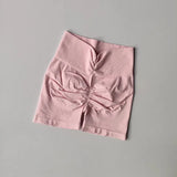 Women's High Waist Sports Shorts Slimming Peach Hip Lifting Running Cycling Gym Tight Three Point Speed Drying Short Pants