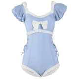 Female One-piece Swimsuit, Cute Girl, Conservative Coverage, Slimming Effect, Instagram Style New Vacation Hot Spring Swimsuit