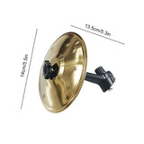 2/1PC Vehicles Musical Saucer Car Crash Cymbal Alloy Car Crash Drums Cymbal Air Vent Drum Mini Drum Clip-On Mini for Music Vent