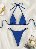 Sexy Extreme Mini Micro Thong Bikini 2025 Diamond Bikinis Female Swimsuit Women Swimwear Two-pieces Bikini Set Bathing Suit Swim