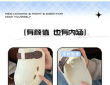 2026 Women Summer Platform Slippers Close Toe Female Leisure House Shoes Soft EVA Female Indoor Street Mulers Slip-on Sandals