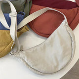 Nylon Hobos Women's Shoulder Dumpling Bag Large Capacity Travel Crossbody Half Moon Bags Outdoor Phone Pouch Handbags Wholesale