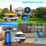 Solar Mosquito Zapper Outdoor Rechargeable Bug Zapper