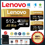 Heavy Duty Lenovo 512GB TF Cards SD Cards Micro TF SD Memory Card 256GB U3 128GB Class 10 32GB V10 for Mobile/Android/GoPro