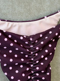 Sexy Black Polka Dot Print Bikini Set Women Pearls Push Up Bra Thong Swimwear 2026 Summer Bathing Suit Holiday Micro Swimsuit