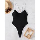 Extreme String Mini Micro Thong Women Swimwear One Piece Swimsuit Female Backless Pearls Padded Bather Bathing Suit Swim K7410