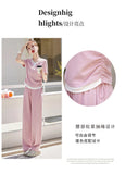 Knitted two-piece casual suit is loose and comfortable