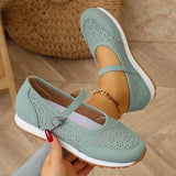 White Hollow Out Platform Sneakers Women 2025 Plus Size 36-43 Breathable Sports Shoes Woman Comfort Non Slip Walking Flats Mujer
