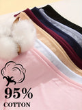 Cotton Seamless Panties 4PCS Women's Low Rise Briefs
