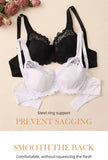 Bras For Womens Lingerie BH Tops Elegance Lace Bras Sexy Underwear Underwire Support Plus Size Brassiere Leisure A B C D E Cup