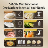 ：Shunran 8L Stand Mixer DC Motor Automatic Dough Kneader Multifunctional Mixer for Home & Commercial Baking