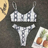 New S - XL Sexy Hot Pink Leopard Bikini Women Swimwear Female Swimsuit Two-piece Bikini set Bather Bathing Suit Swim Lady V871P